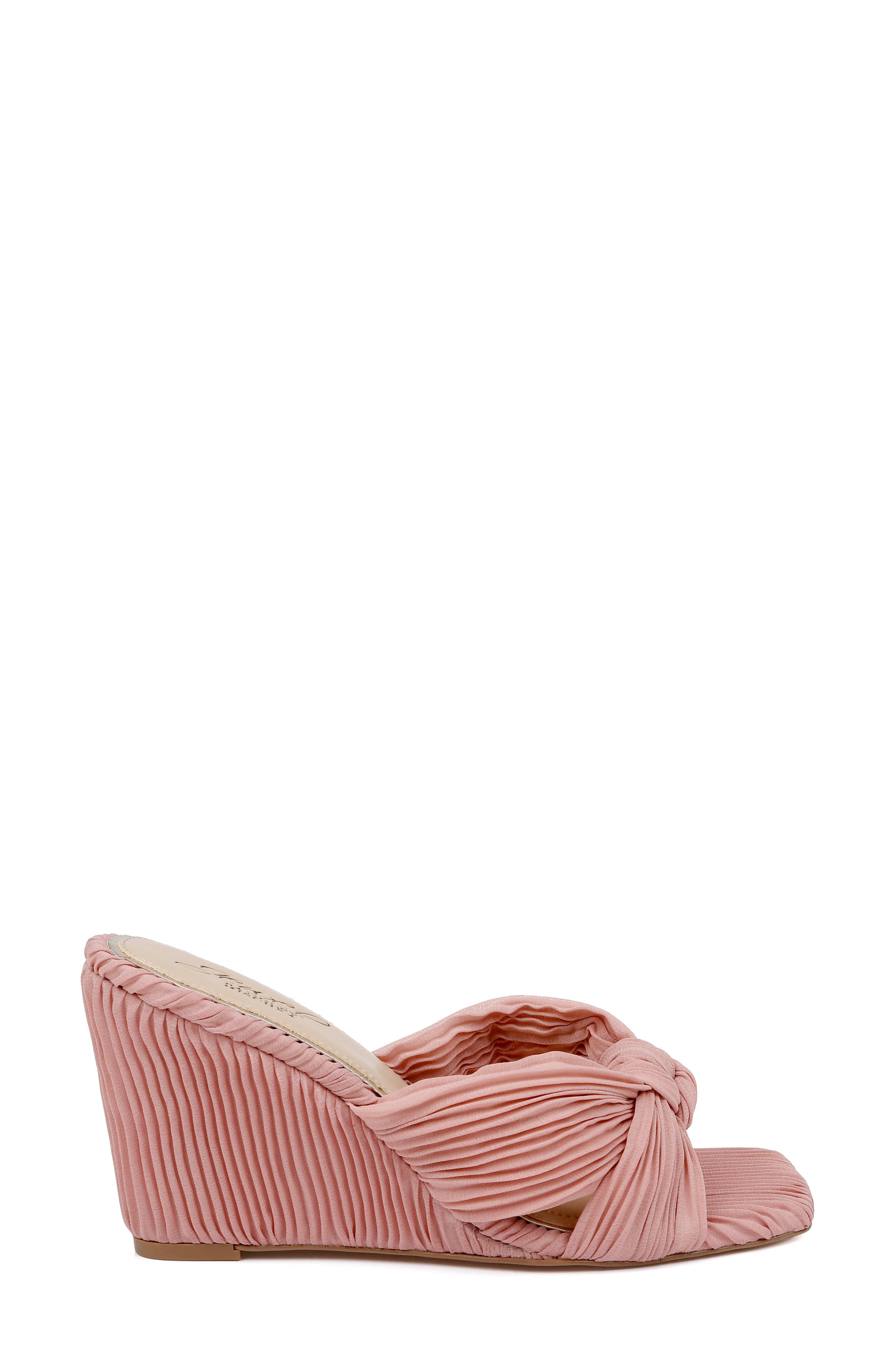 Jewel Badgley Mischka Hype Wedge Slide Sandal, Alternate, color, Rosgld Fab