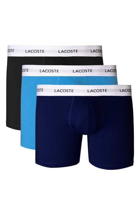 Core Essentials Assorted 3-Pack Stretch Cotton Boxer Briefs