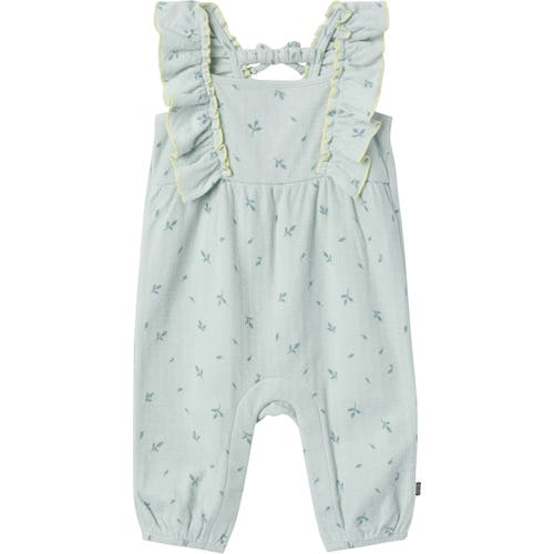 Modern Moments™ By Gerber Ruffles Long Romper In Sky Leaves