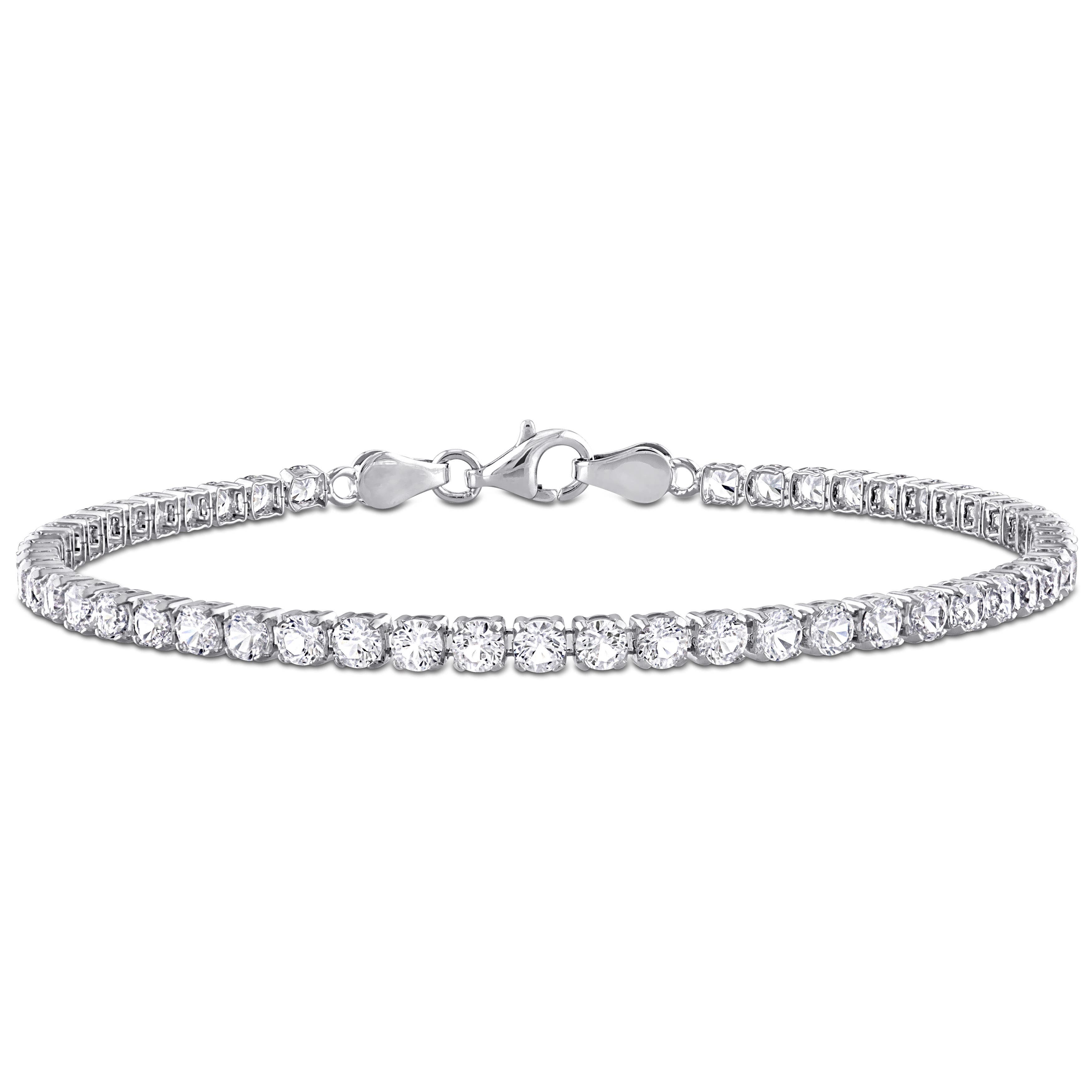 White Sapphire/Sterling Silver