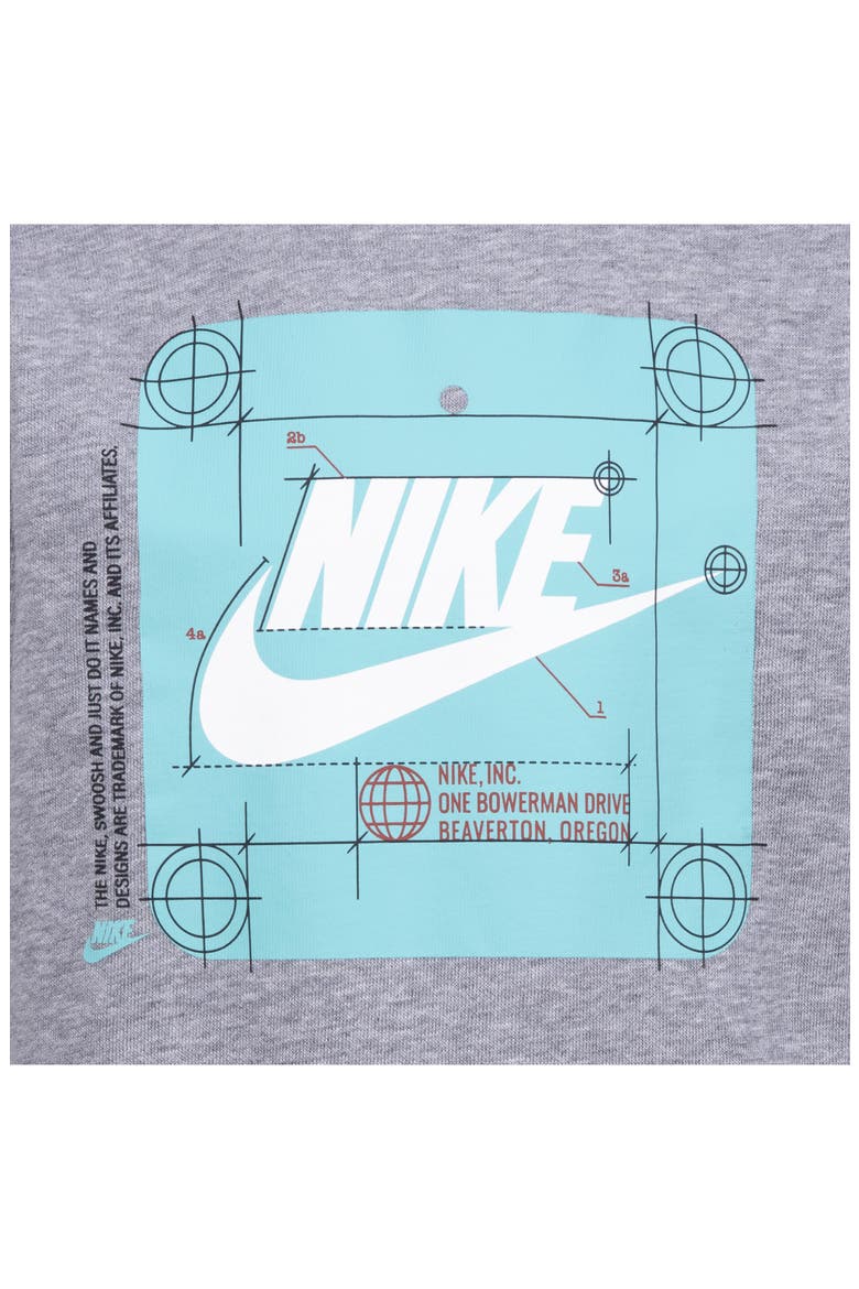 Kids' Sportswear Future Utility Sweatshirt & Joggers Set, Alternate, color, DARK GREY HEATHER