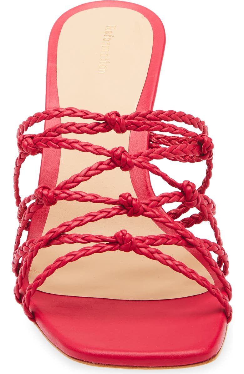 Reformation Mylo Braided Sandal, Alternate, color,