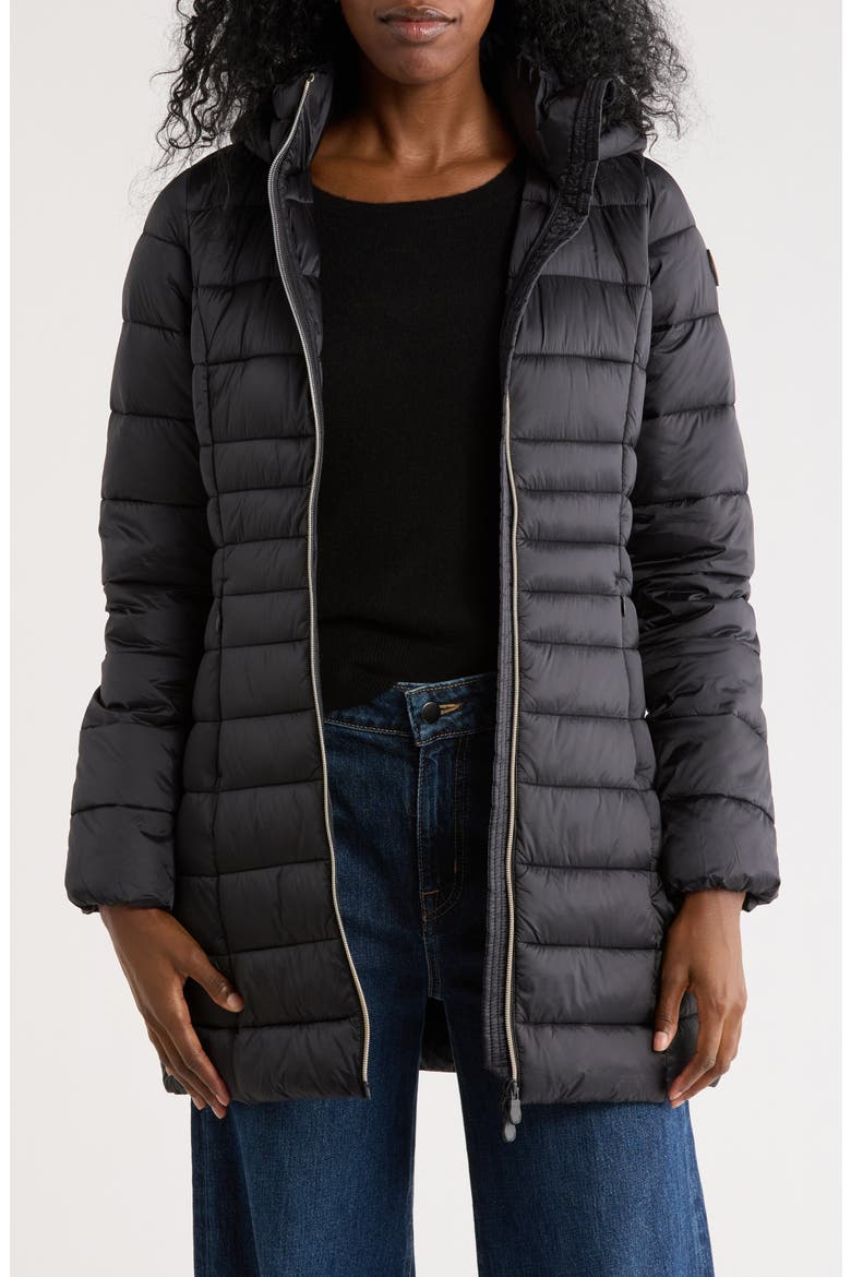 Reese Puffer Coat, Alternate, color, BLACK