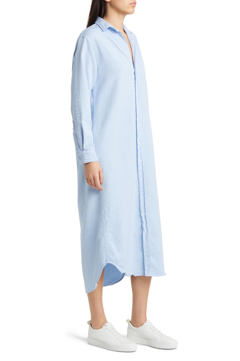 Rory Long Sleeve Denim Maxi Shirtdress, Alternate, color, CLASSIC BLUE