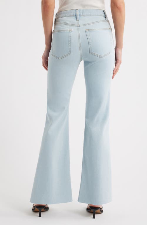 FRAME FRAME THE ICON RAW HEM FLARE JEANS 