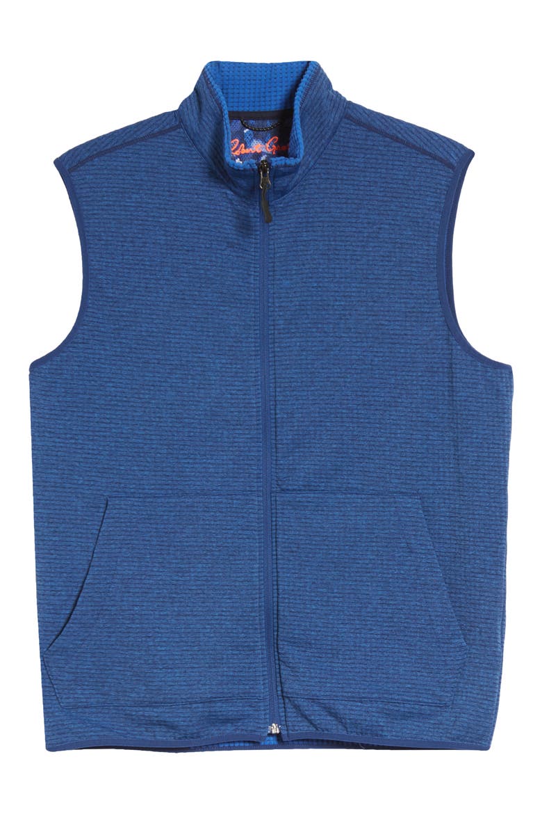 Campbells Waffle Stitch Vest, Alternate, color, COBALT