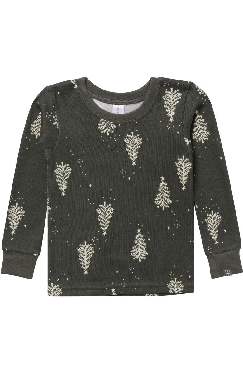 Modern Moments<sup>™</sup> by Gerber Hacci Sung Fit Footless Pajama Set, Alternate, color, Christmas Tree