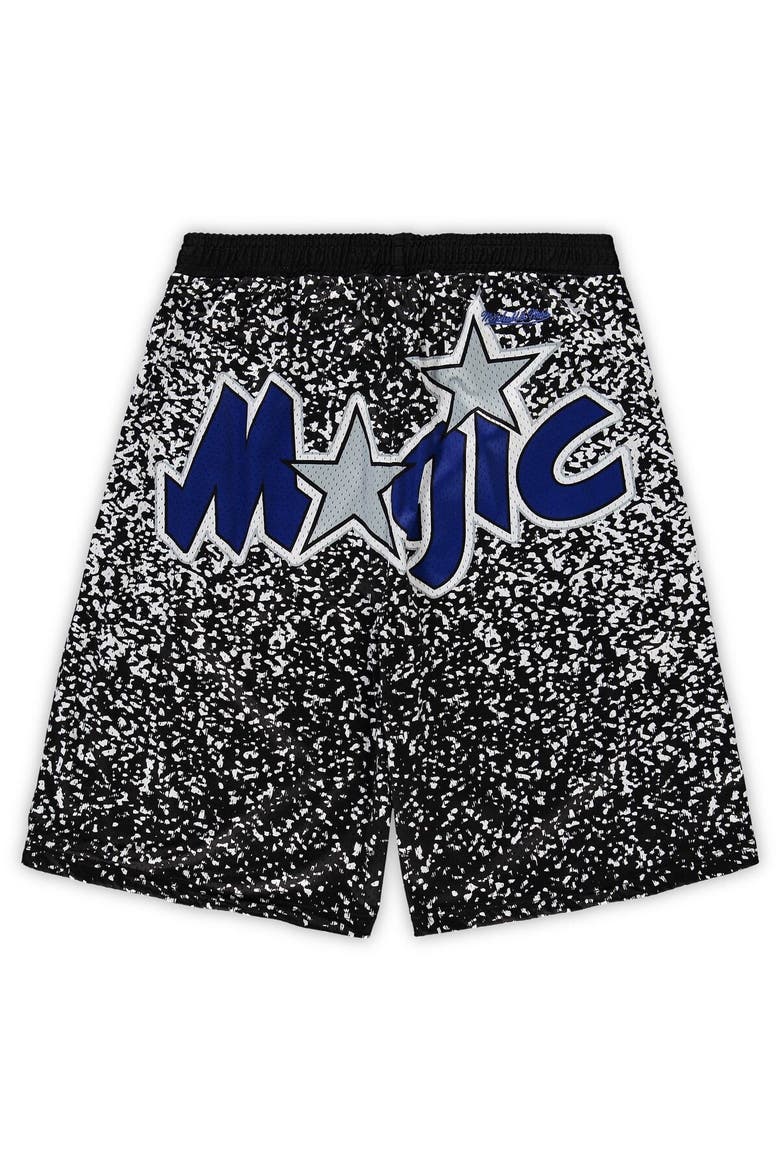 Men's Mitchell & Ness Black Orlando Magic Big & Tall Hardwood Classics Jumbotron Shorts, Alternate, color, Black