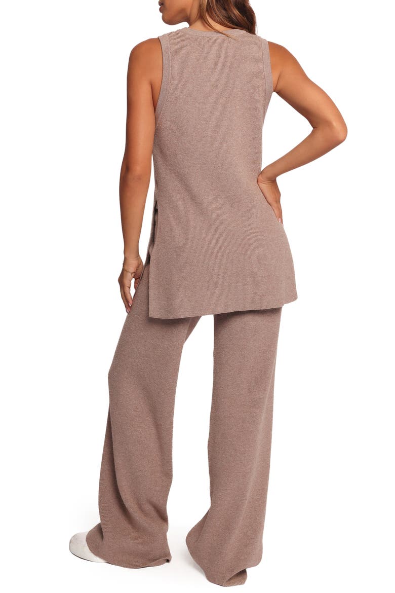 Ellory Knit Tank & Pants Set, Alternate, color, TAUPE MARLE