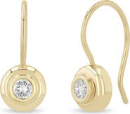 Zoë Chicco 14k Gold Diamond Wire Earrings
