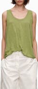 Bimba y Lola Washed Linen Vest Top