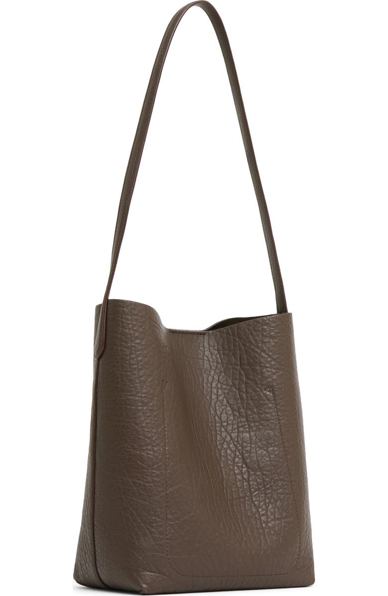 Mansur Gavriel Small Everyday Cabas Leather Tote, Alternate, color, Ebony