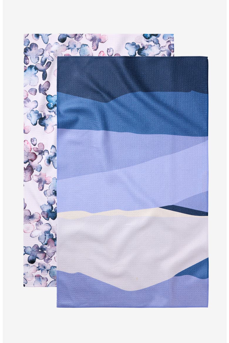 Kitchen Tea Towel Set, Main, color, Mountain Bloom