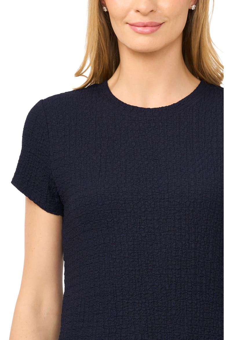 Pucker Crewneck T-Shirt, Alternate, color, BARITONE BLUE
