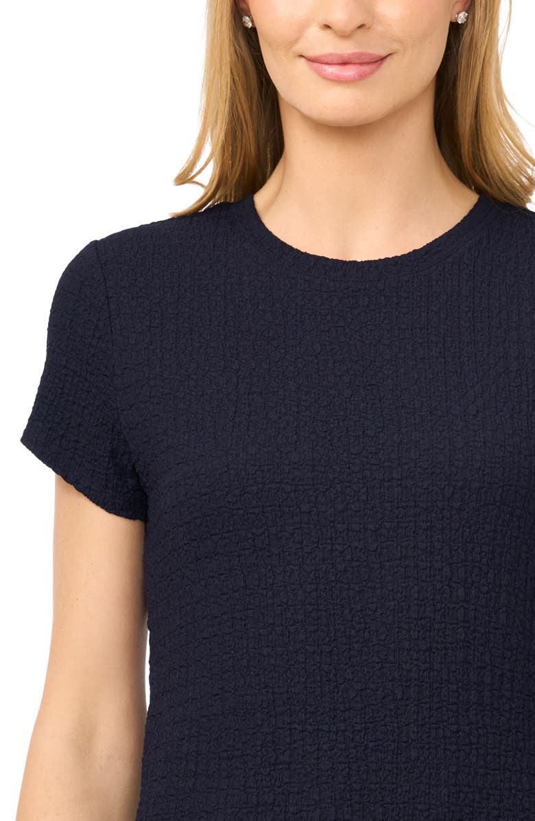 Halogen<sup>®</sup> Pucker Crewneck T-Shirt, Alternate, color, Baritone Blue