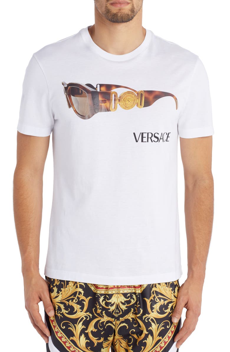 Versace Medusa Biggie Sunglasses Graphic Tee, Main, color, 