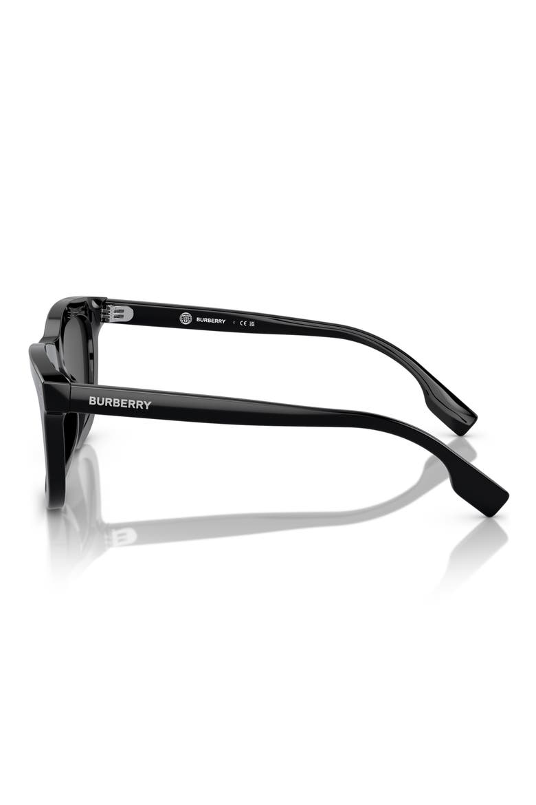 Kids' 46mm Square Sunglasses, Alternate, color, BLACK / DARK GREY