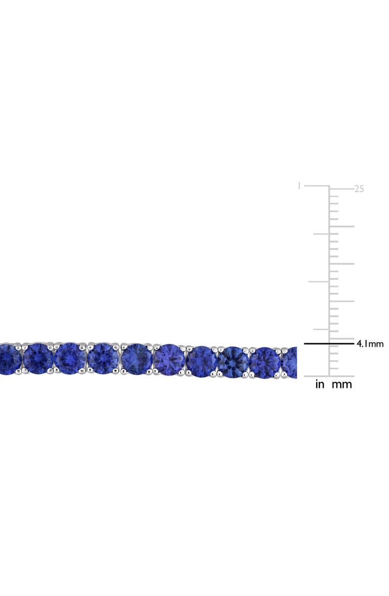 Julianna B. Colored Cubic Zirconia Tennis Bracelet, Alternate, color, Blue Cz