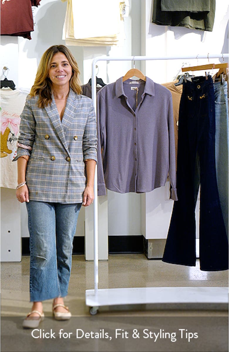 Legend Sweater Knit Plaid Button-Up Shirt, sales video thumbnail