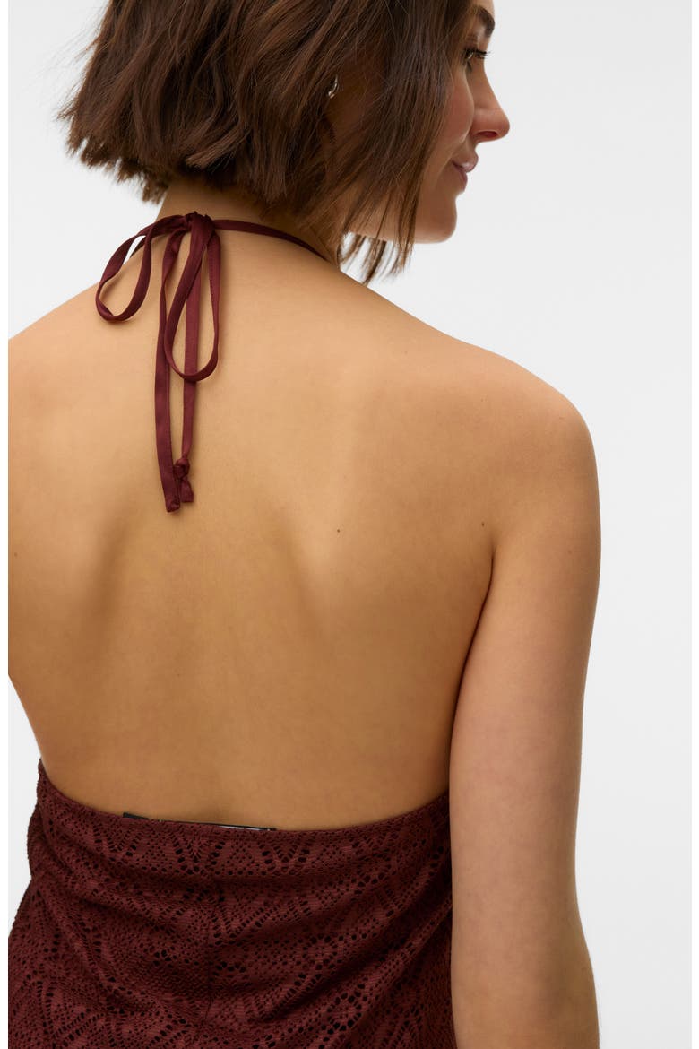Maya Maxi Halter Dress, Alternate, color, ANDORRA
