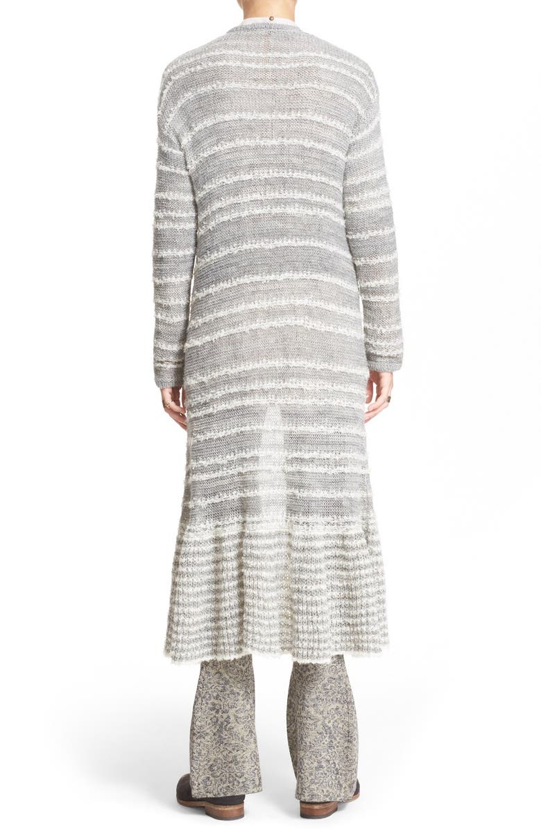 Free People 'Smile Like You' Open Front Long Cardigan, Alternate, color, 