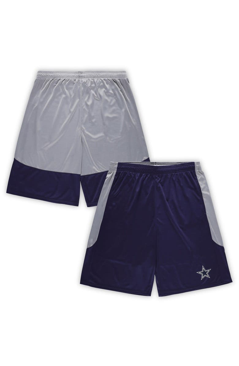 FANATICS Men's Fanatics Navy Dallas Cowboys Big & Tall Team Logo Shorts, Main, color, Navy