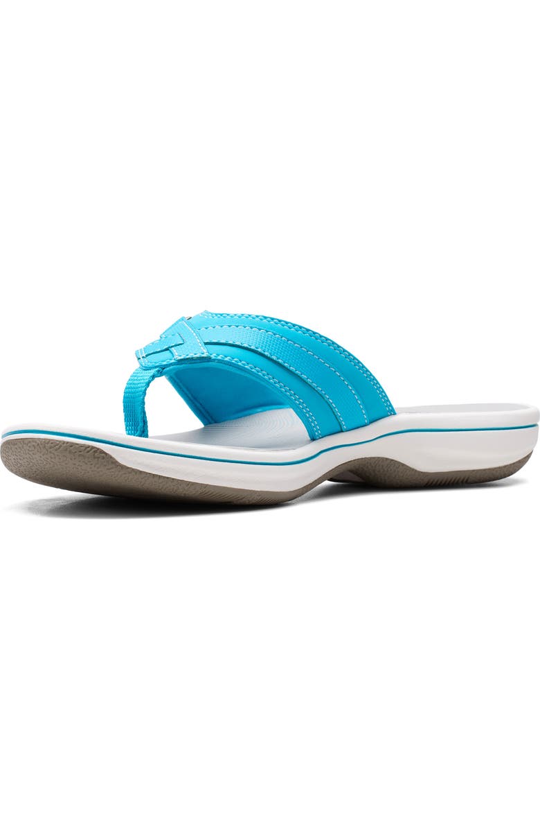 Clarks<sup>®</sup> Breeze Sea Flip Flop Sandal, Alternate, color, Aqua Synth