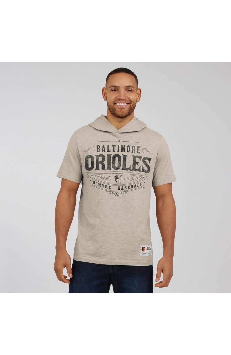 Darius Rucker Collection by Fanatics Men's Darius Rucker Collection by Fanatics  Tan Baltimore Orioles Hooded T-Shirt, Alternate, color, Tan