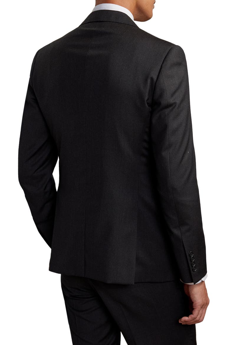 Gregory Hand Tailored Wool Serge Suit, Alternate, color, CHARCOAL