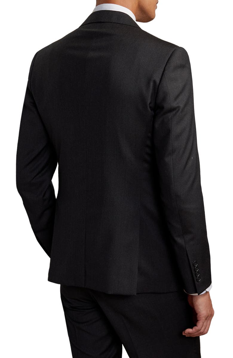 Ralph Lauren Purple Label Gregory Hand Tailored Wool Serge Suit, Alternate, color, Charcoal