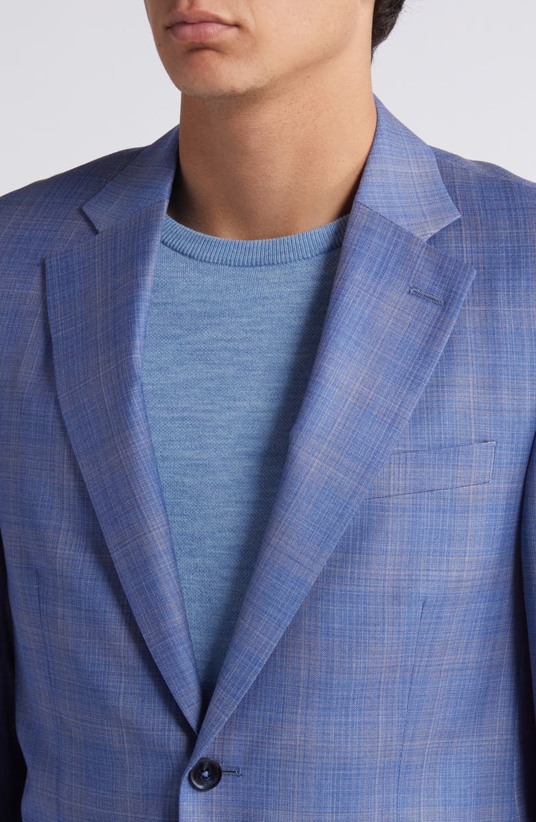 Peter Millar Plaid Wool Sport Coat, Alternate, color, 