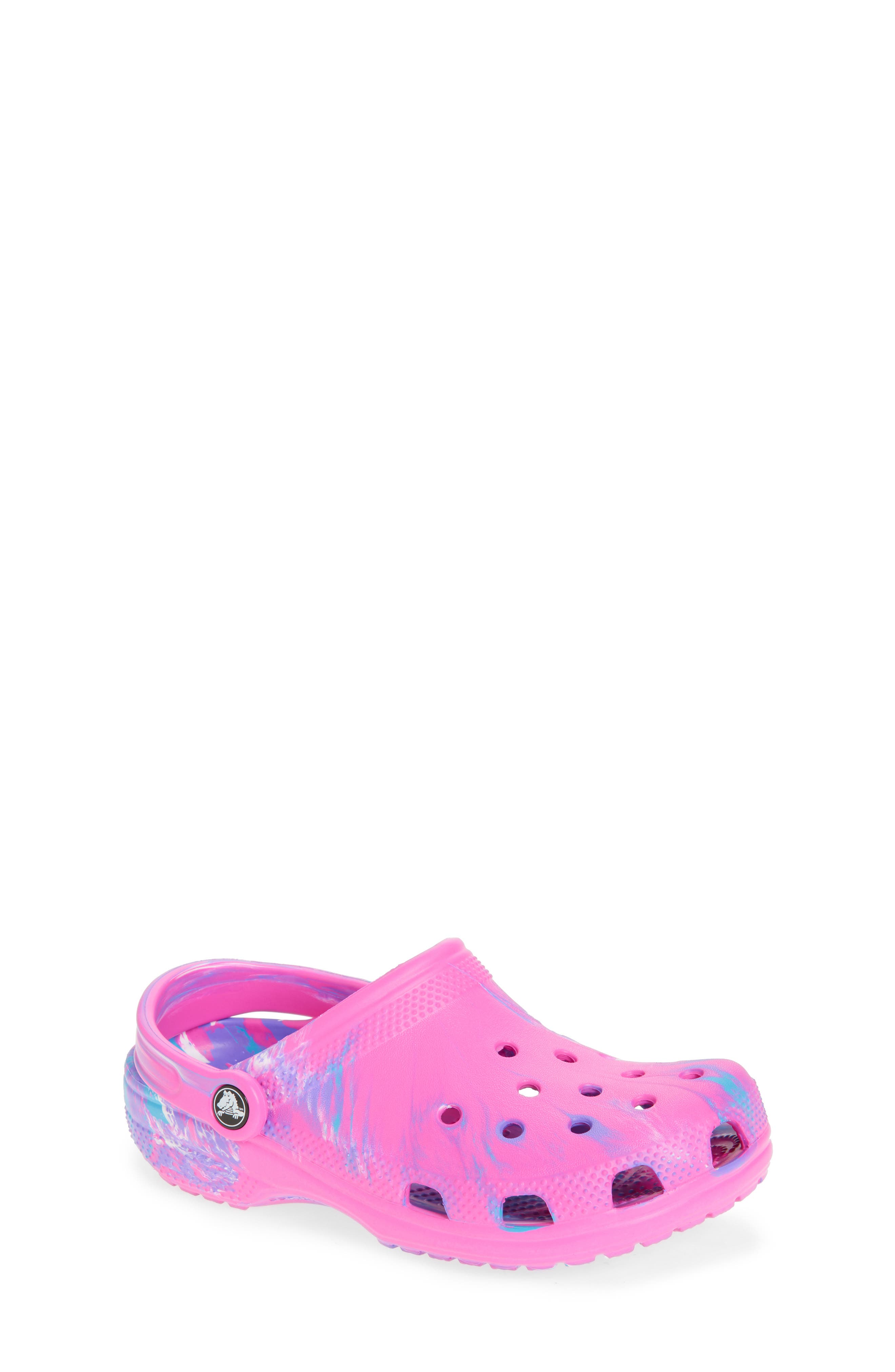 CROCS Kids' Classic Marbled Clog, Main, color, 