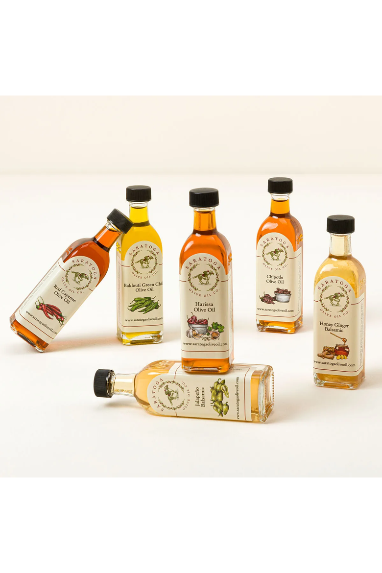 Heat Lover's Olive Oil & Balsamic Gift Set by Saratoga Olive Oil, Main, color, Yellow