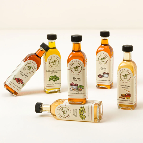 Heat Lover's Olive Oil & Balsamic Gift Set by Saratoga Olive Oil