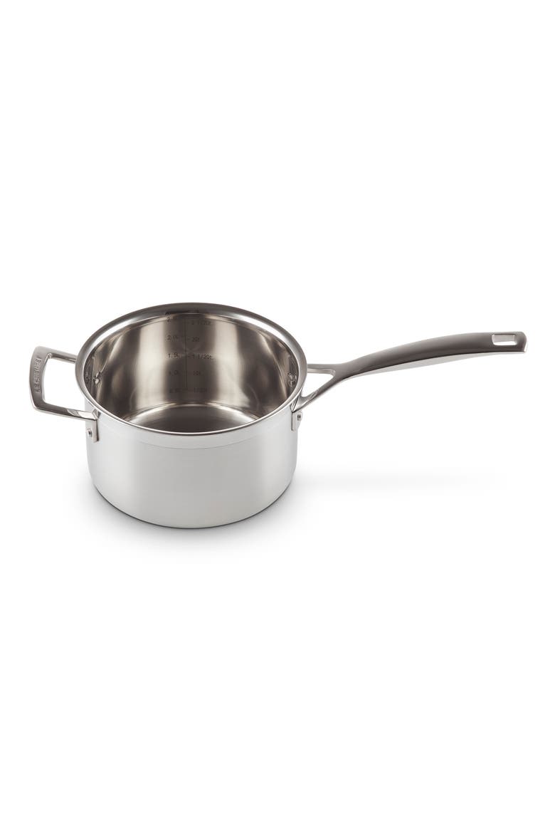 3-Quart Classic Stainless Steel Saucepan, Alternate, color, STAINLESS STEEL