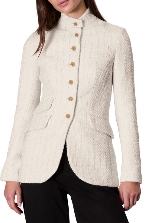 Slade Metallic Tweed Blazer