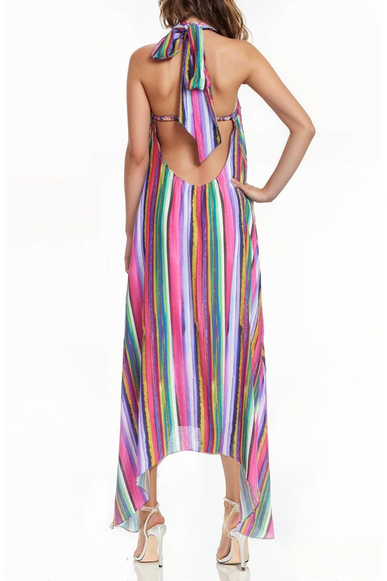 Stripe Shark-Bite Hem Sundress, Alternate, color, GREEN MULTI