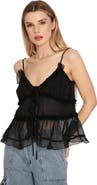 Belle & Bloom Heart Of Glass Chiffon Cami