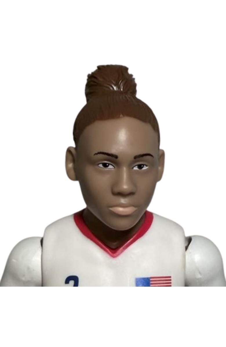 Banbo Toys SOCKERS USWNT Trinity Rodman 8" Collectible Soccer Action Figure, Alternate, color, White