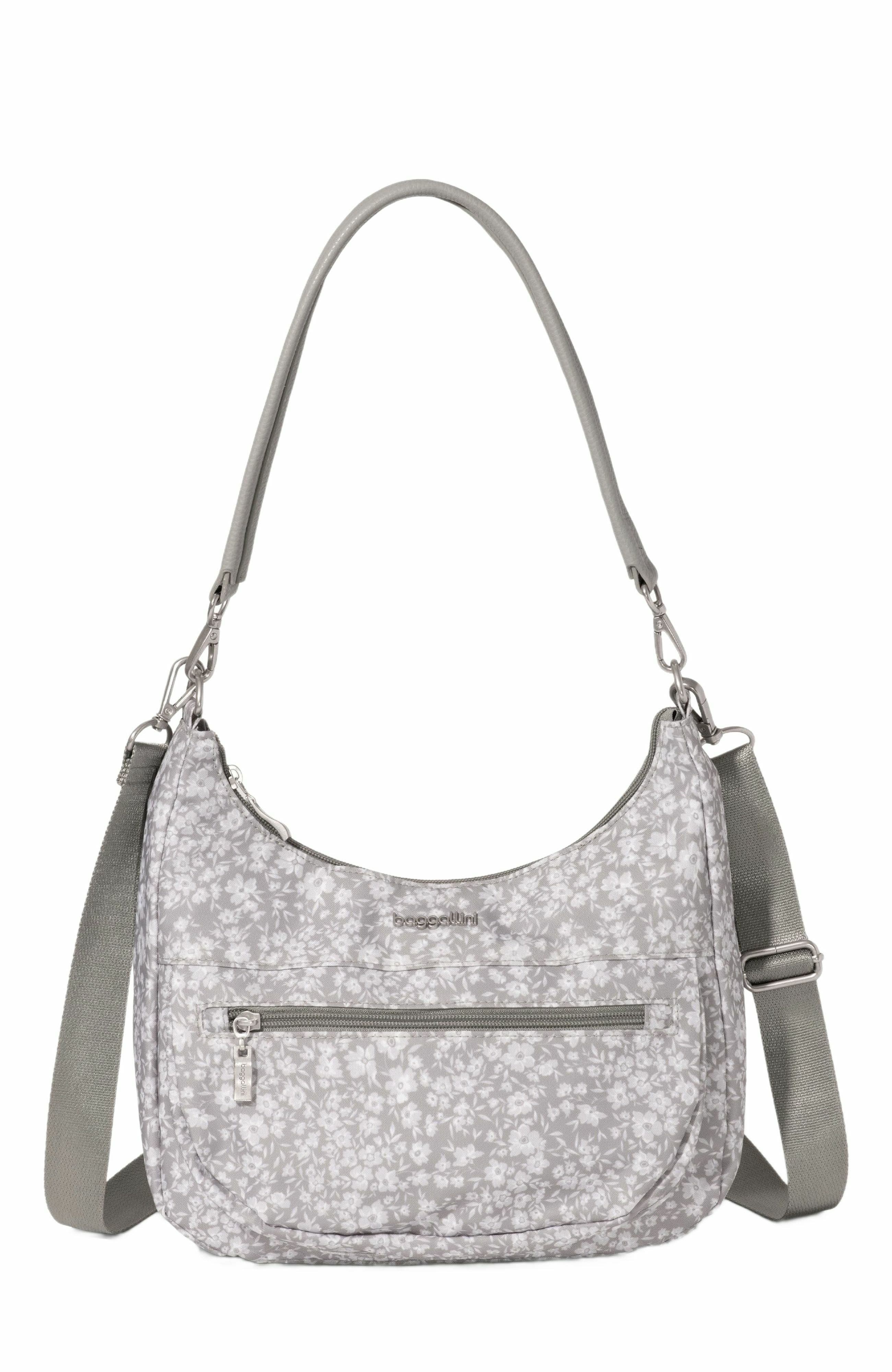 Modern Pocket Half Moon Shoulder Bag, Main, color, LIGHT GREY PETAL