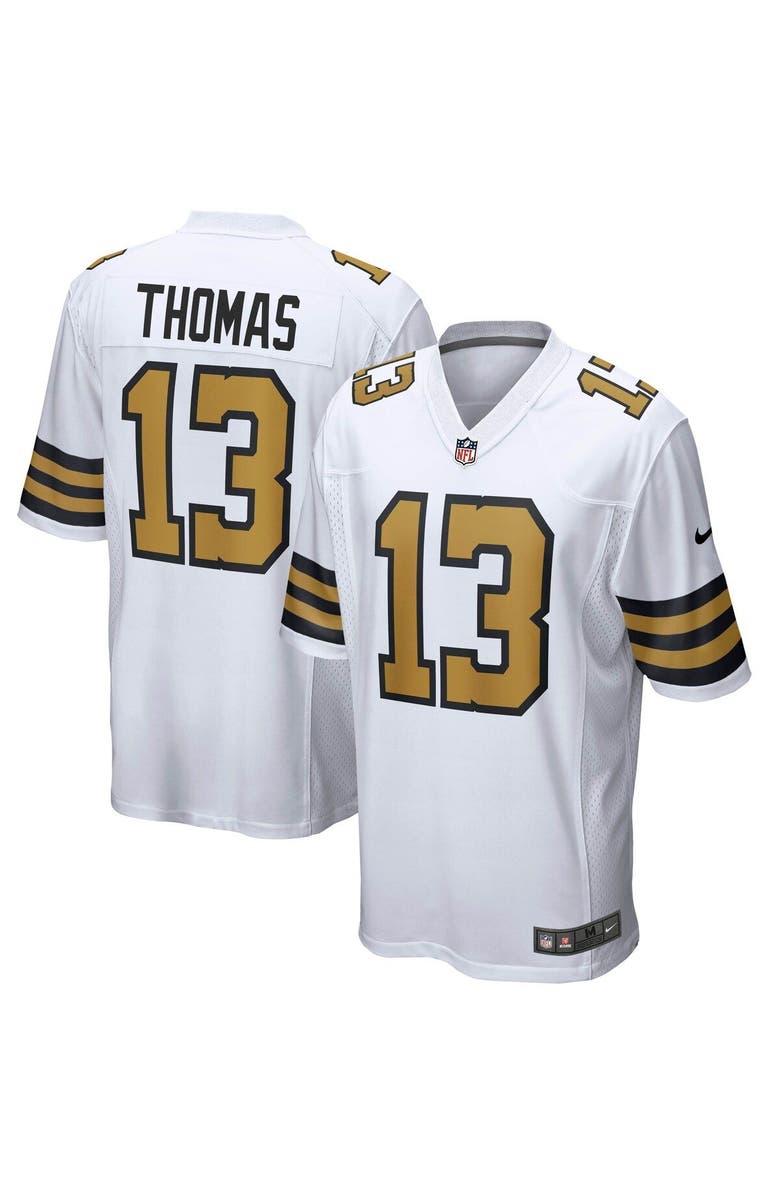 Nike Men's Nike Michael Thomas White New Orleans Saints Alternate Game Jersey, Alternate, color, 