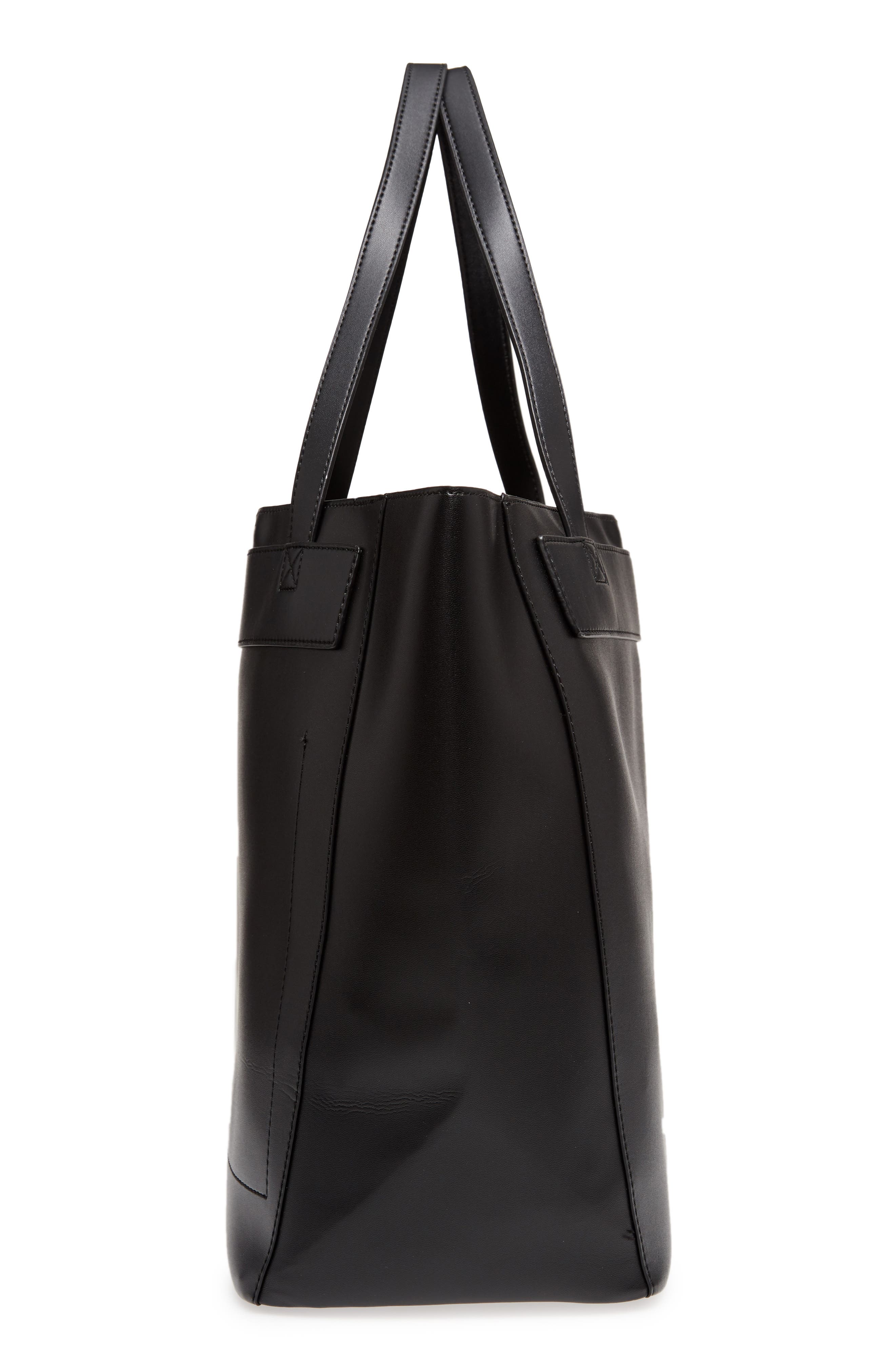 BP. Stitched Faux Leather Tote, Alternate, color, 