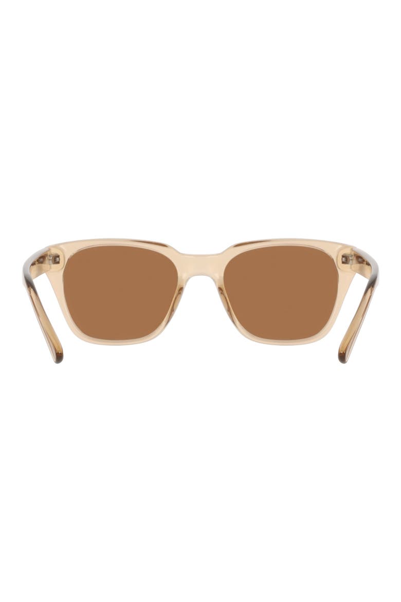 54mm Modified Rectangular Sunglasses, Alternate, color, TAUPE CRYSTAL