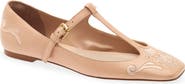FARM Rio Rechillieu T-Strap Leather Flat