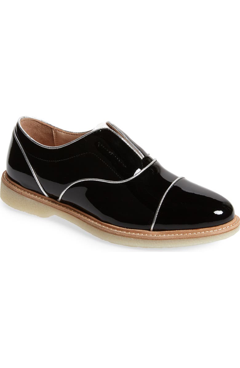 Johnston & Murphy Francine Laceless Slip-On Oxford, Main, color,