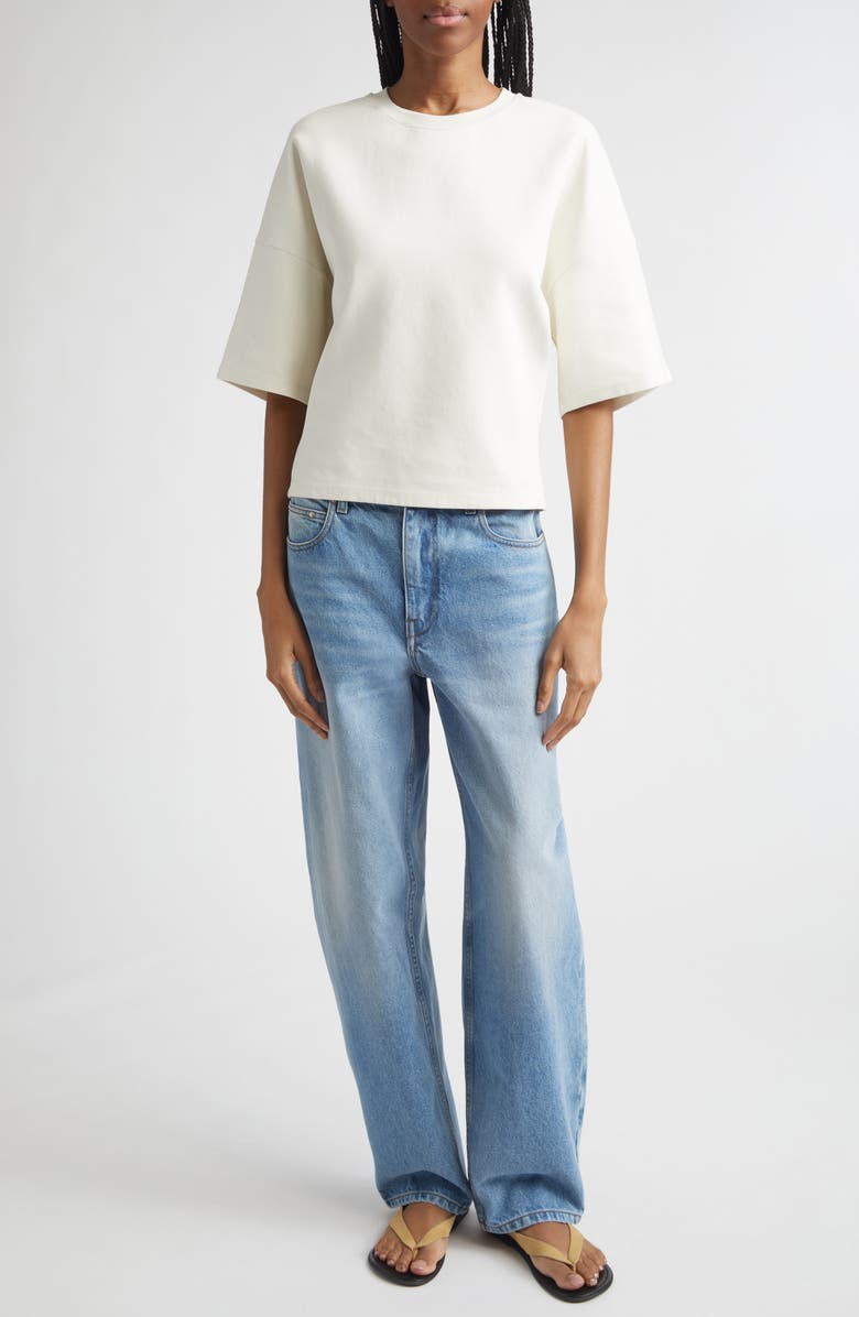 OSSOU Rift Crop Jersey T-Shirt, Alternate, color, Bone