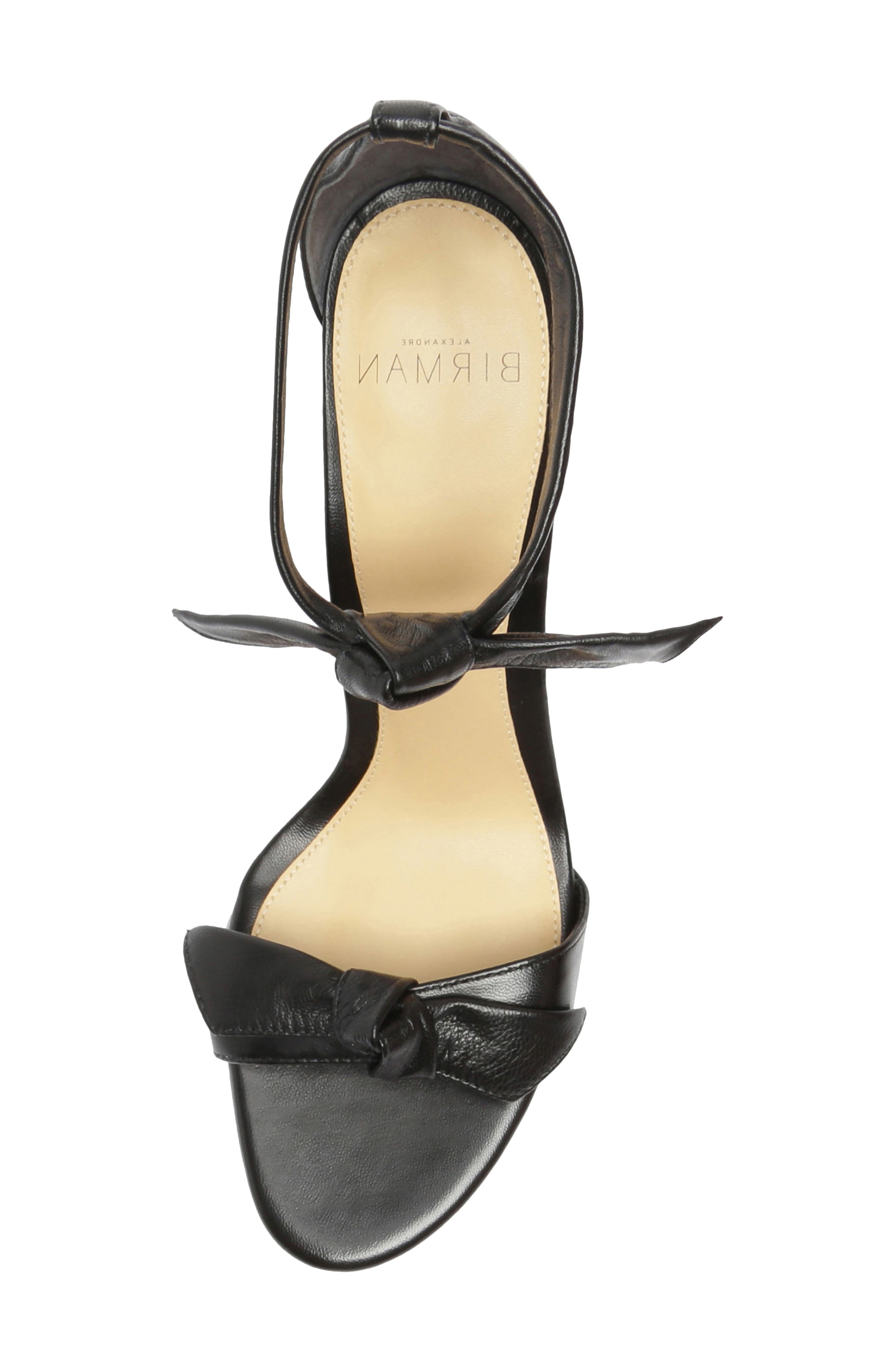 Alexandre Birman Clarita Metallic Sandal, Alternate, color, Black