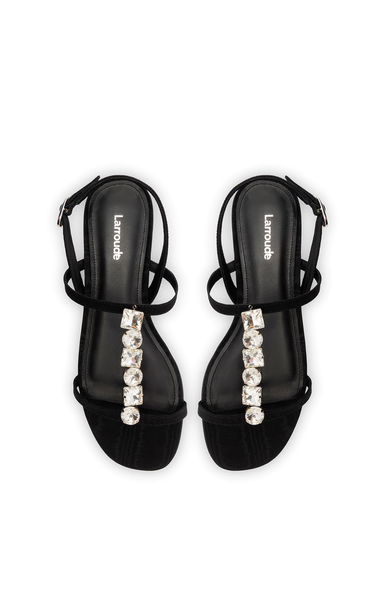 Larroudé Calypso Flat Sandal, Alternate, color, 