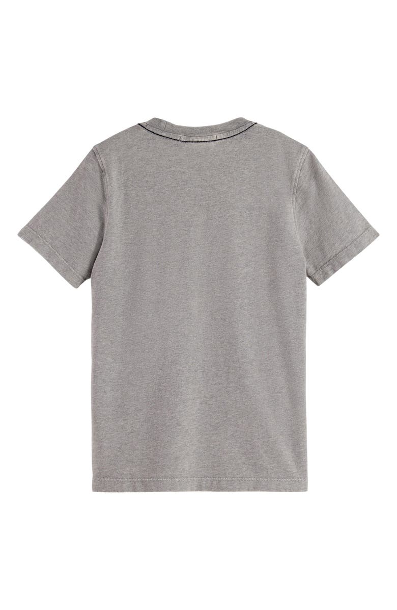 Scotch & Soda Kids' Logo Cotton Graphic T-Shirt, Alternate, color, Grey