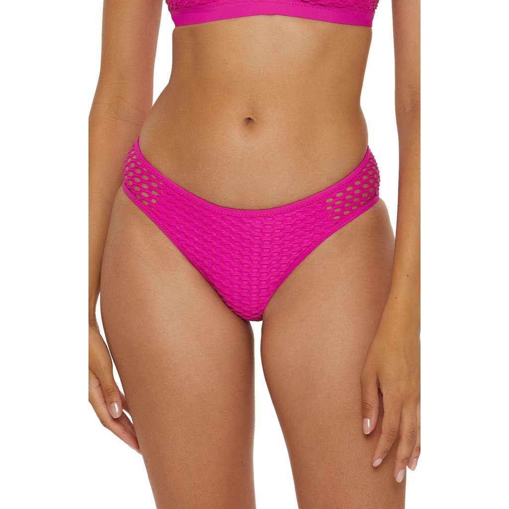 Shop Becca Castaway Hipster Bikini Bottoms In Azalea